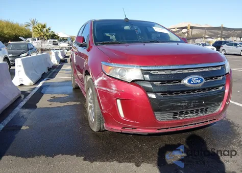 2013 Ford Edge Sport from USA, damaged, VIN 2FMDK4AK9DBC78284